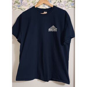 Rock & Roll Hall of Fame Blue XL Inductees Ohio Musician Music Classic Top